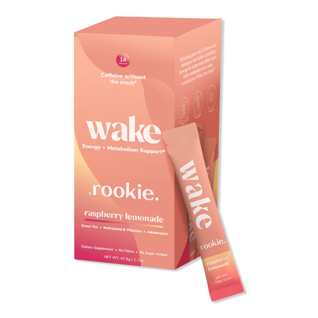 Rookie Wellness  Wake: Natural Energy and Metabolism Support
