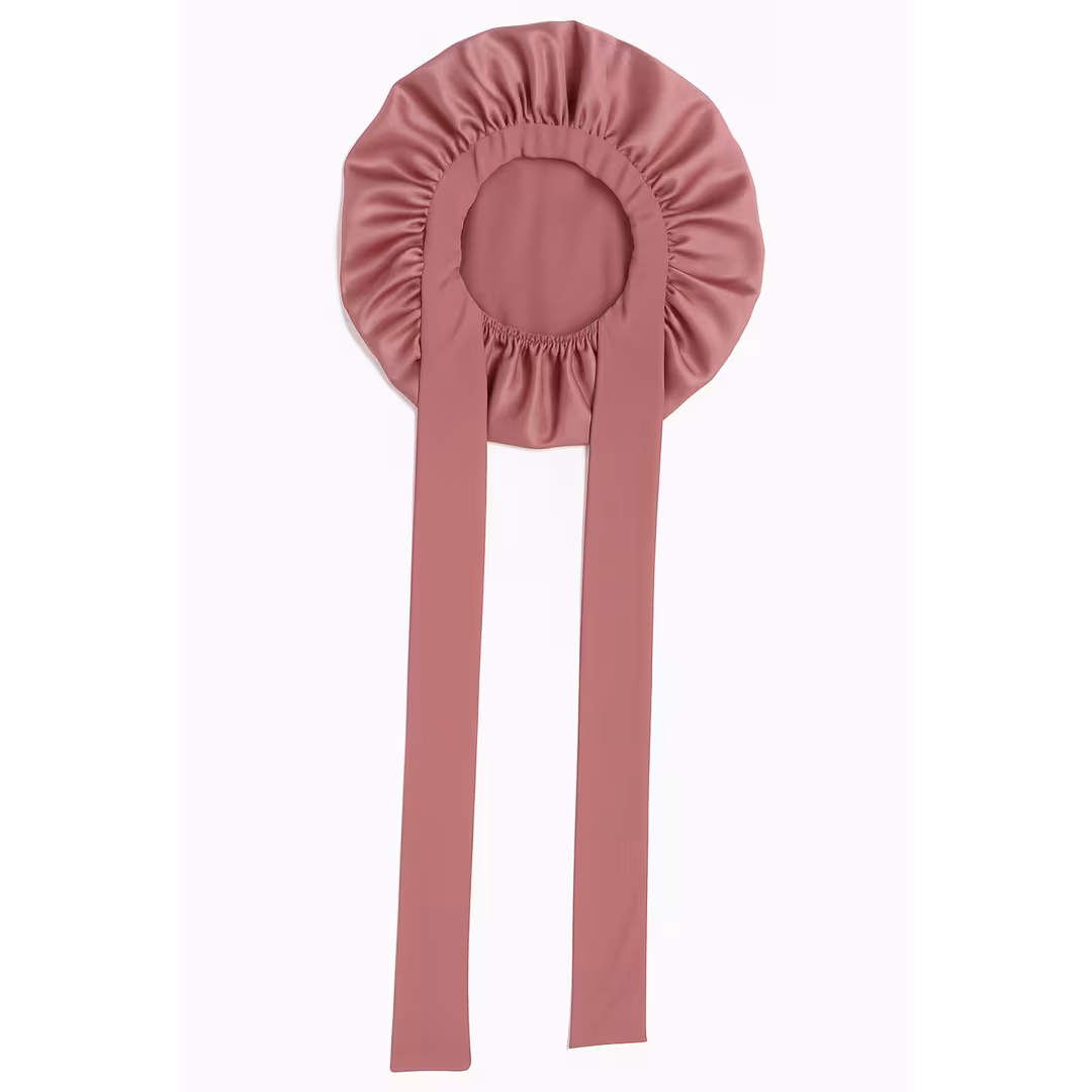 Pink Pewter  Satin Luxe Double-Lined Hair Bonnet