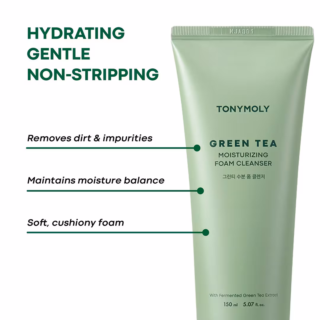 TONYMOLY  Green Tea Foam Cleanser