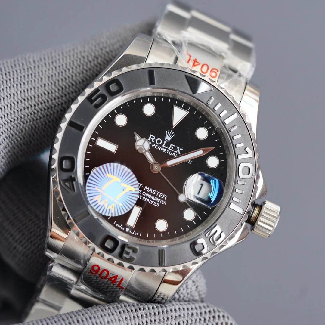 Rolex Watch YACHT MASTER 40MM CERAMIC BEZEL BLACK DIAL Watch
