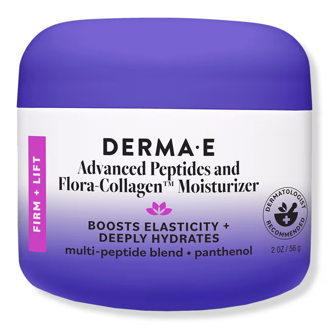 DERMA E  Advanced Peptides and Flora-Collagen Moisturizer