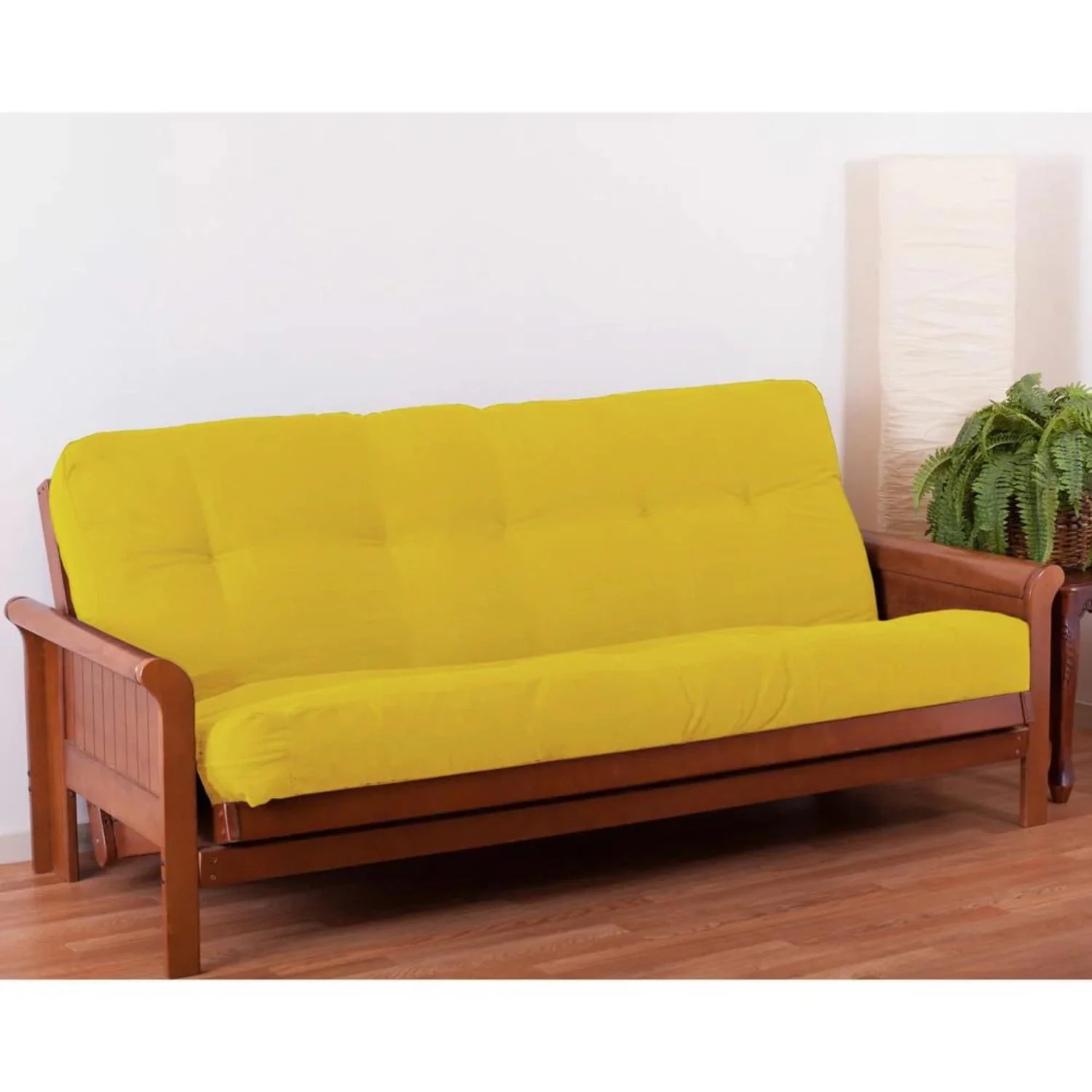 Blazing Needles Vitality 8 in. Full Size Solid Twill Premium Futon Mattress