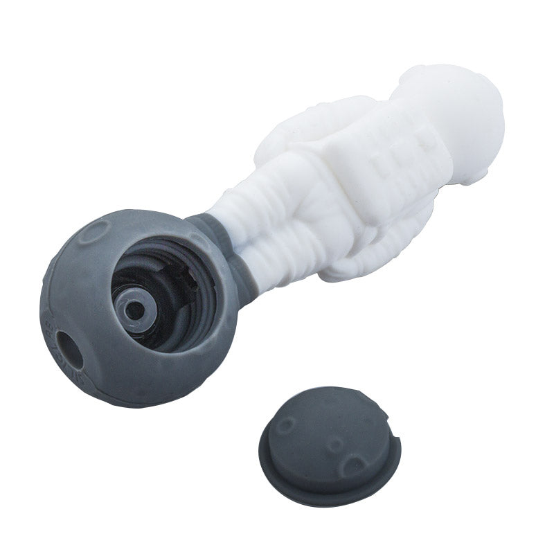 Silicone Honey Straw Astronauts Landing Moon Design