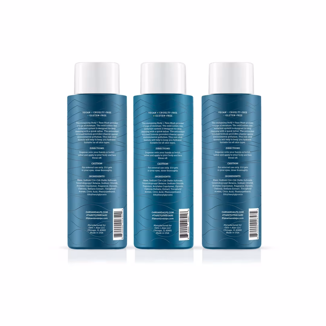 Oars + Alps  Body Wash Trio