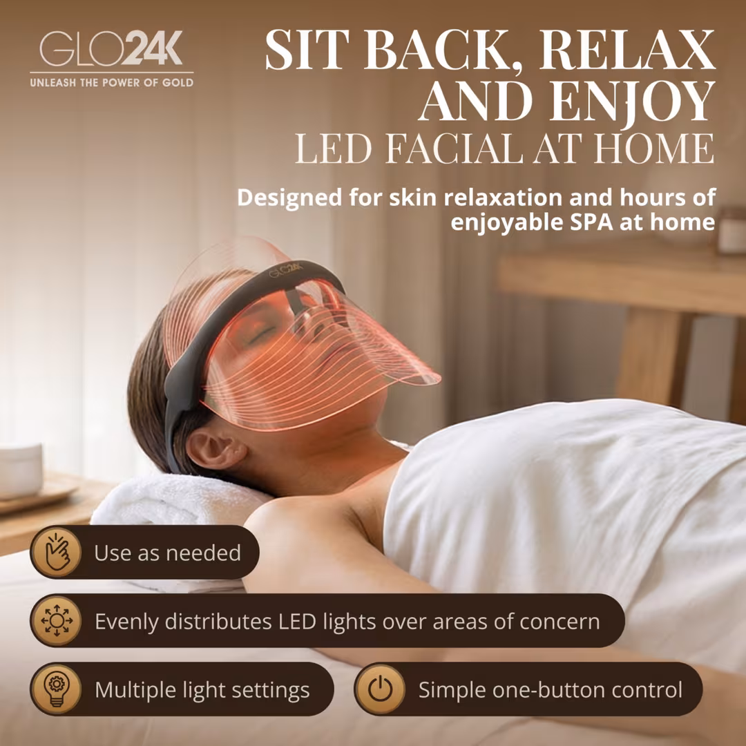 Glo24k  7 Color LED Beauty Mask