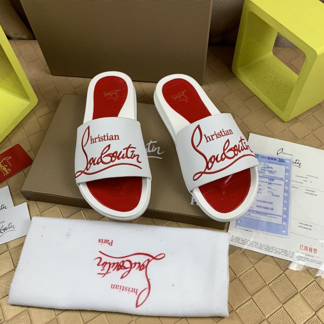 CHRISTIAN LOUBOUTIN SLIPPERS - CCSHOES