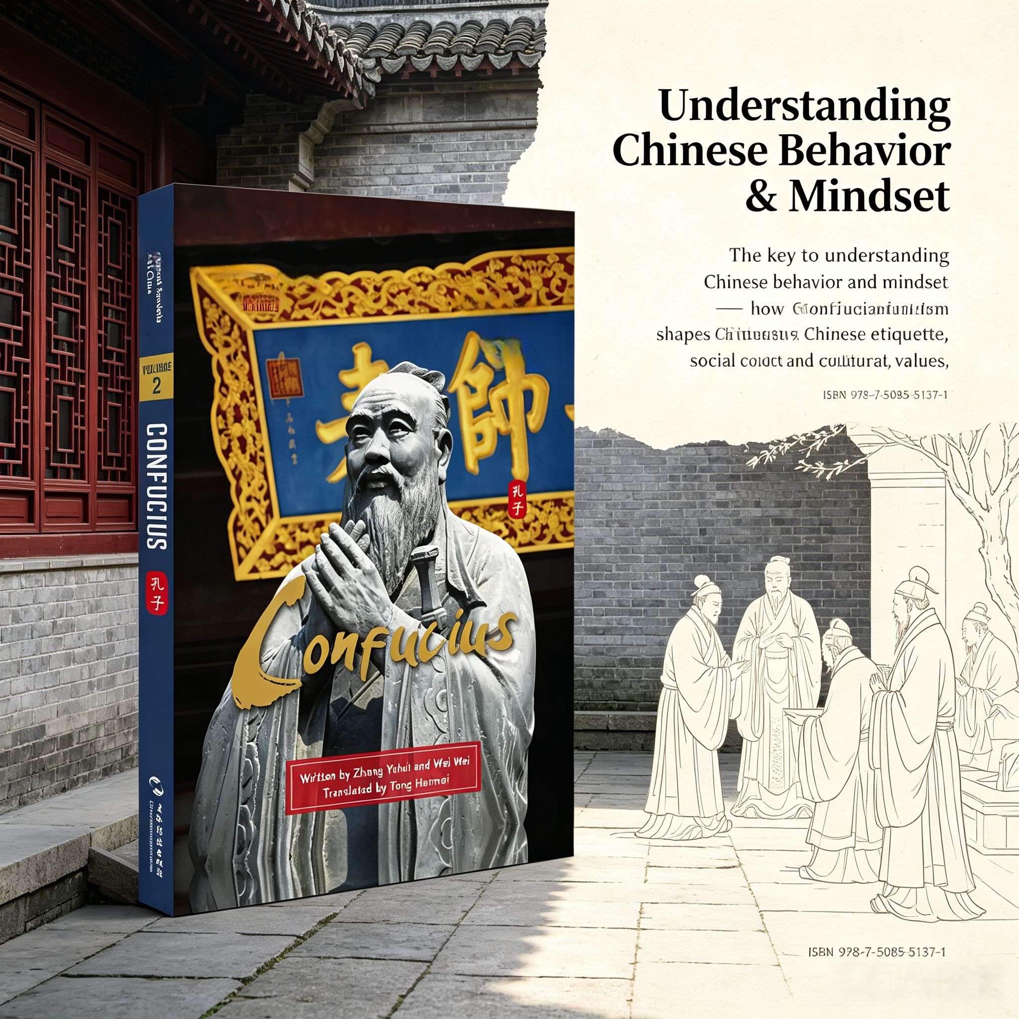 Confucius: Confucianism and the Confucian School - Chinese Philosophy, Eastern Wisdom, Hardcover Book