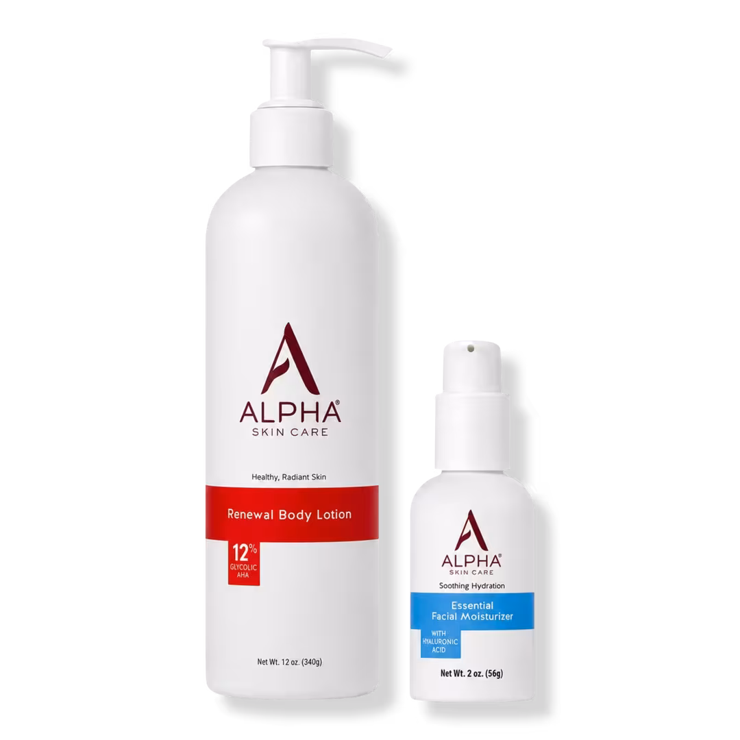 Alpha Skincare  Face and Body Moisture Set