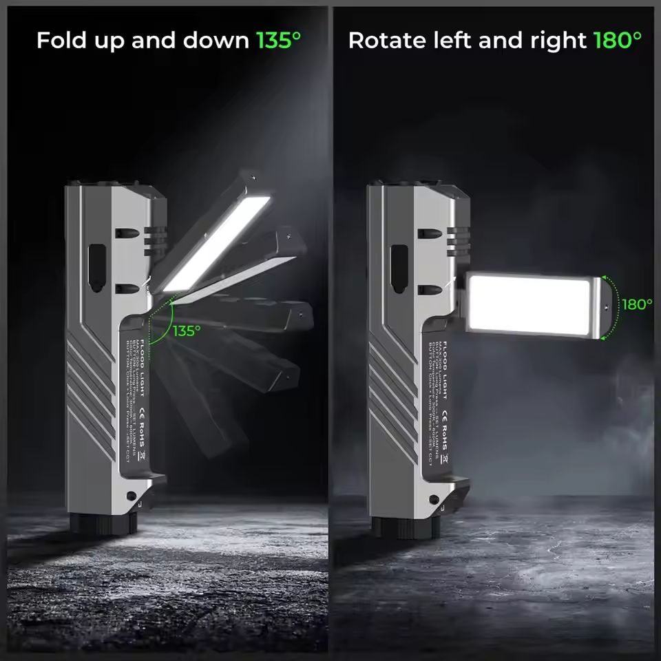 Wurkkos HD05 3100LM LED Flashlight 3100LM IPX6 With UV Light Hunting Hiking Searchlight with 5000mAh Rechargeable Battery