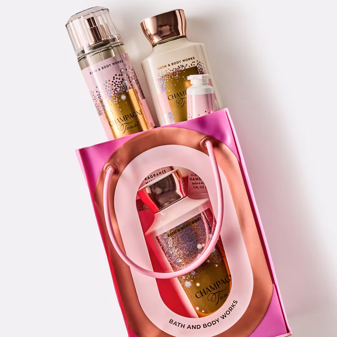Bath & Body Works  Champagne Toast Body Care Gift Set