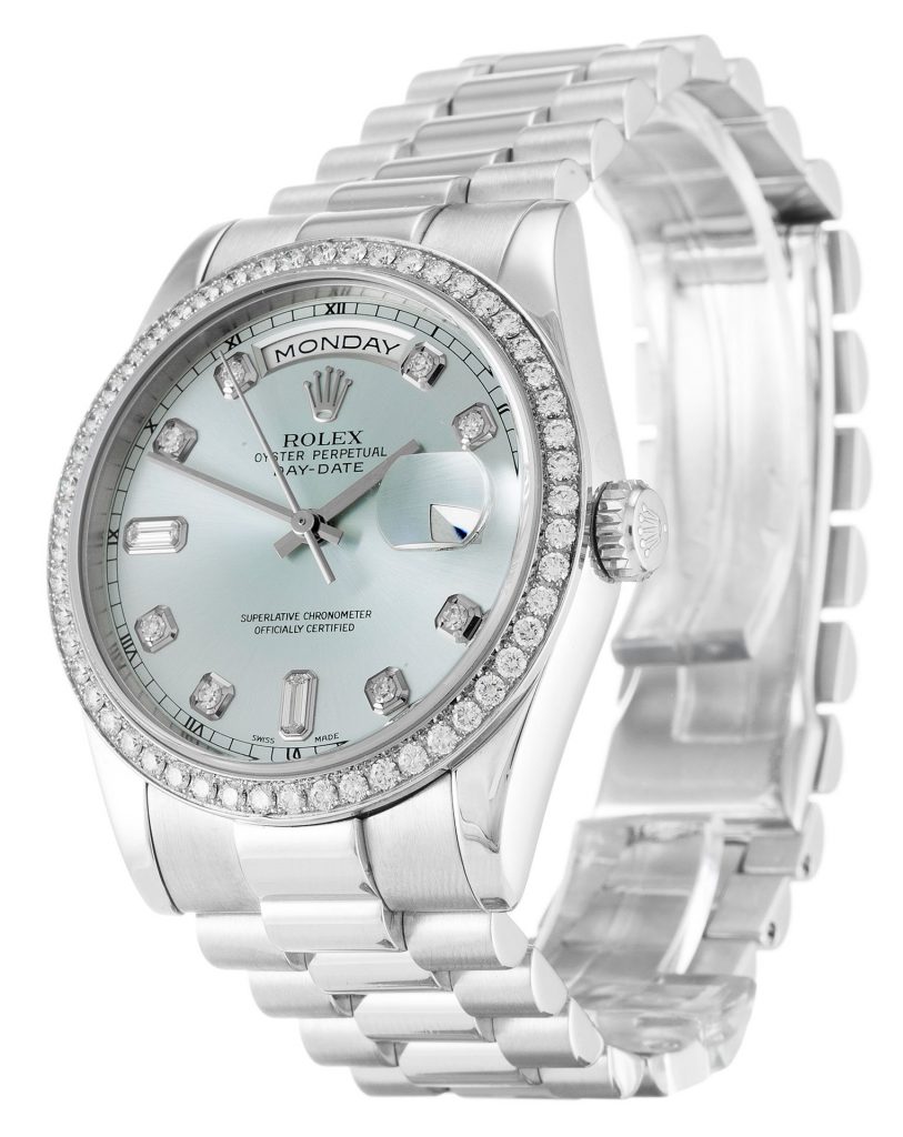 Replica Rolex Day-Date 36mm Blue Dial 118346