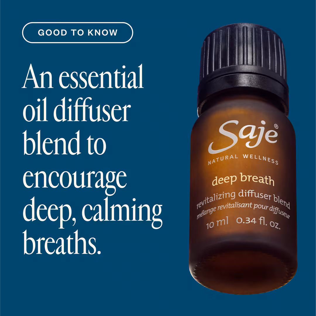 Saje Natural Wellness  Deep Breath Revitalizing Diffuser Blend