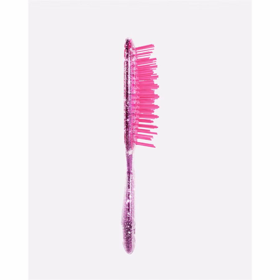 Detangling Hair Brush Glitter - Rose Quartz