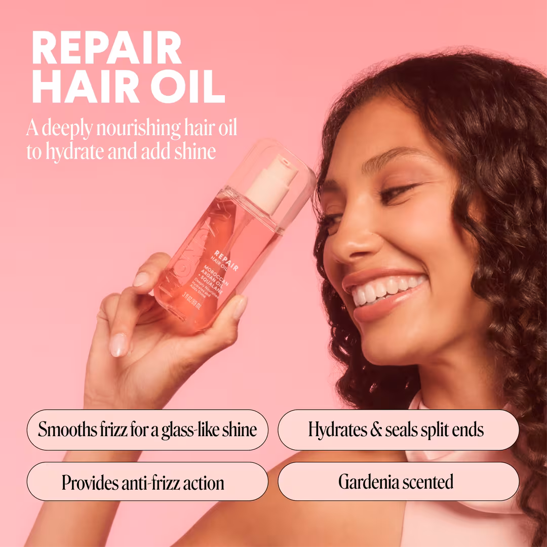 MONDAY Haircare  REPAIR Hair Oil with Moroccan Argan Oil & Squalane