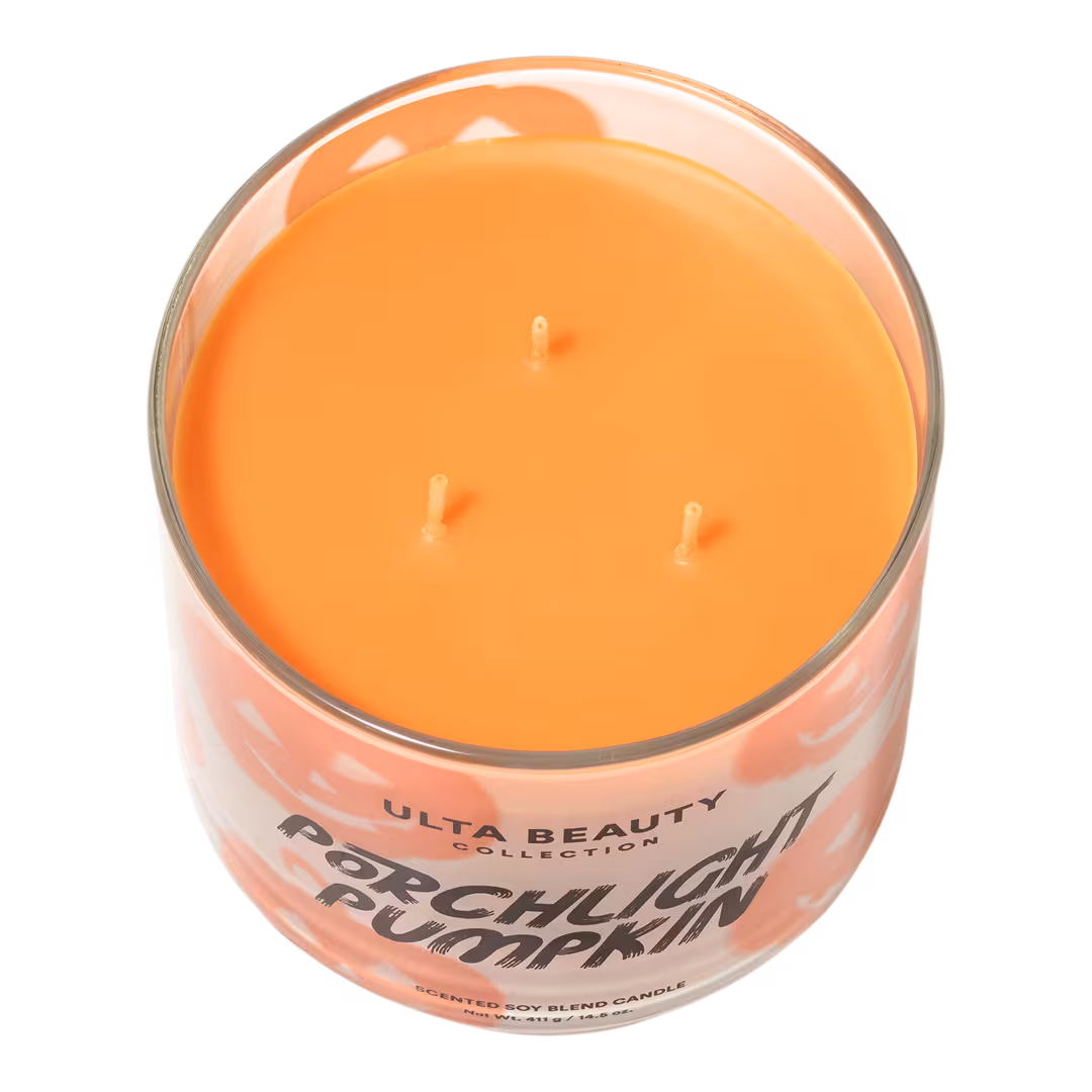 ULTA Beauty Collection  Porchlight Pumpkin 3-Wick Candle