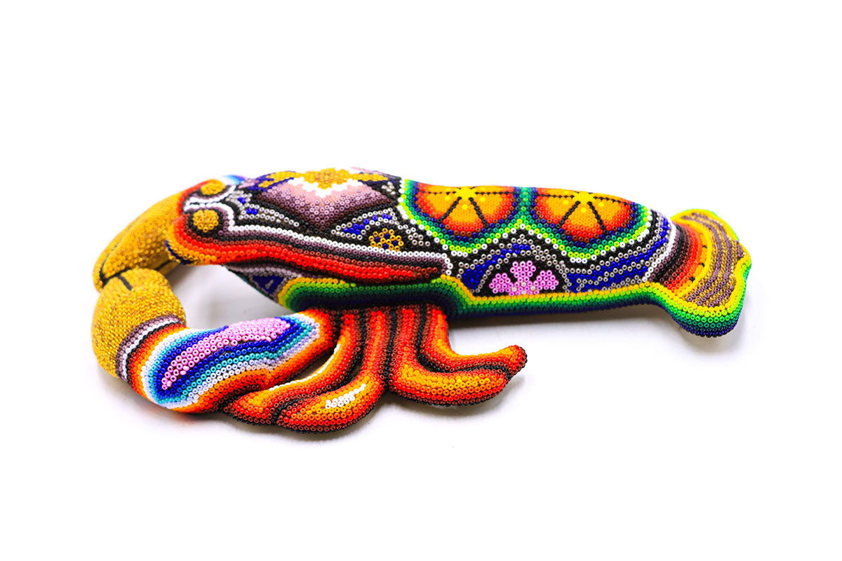 Langosta - Obra de Arte Huichol
