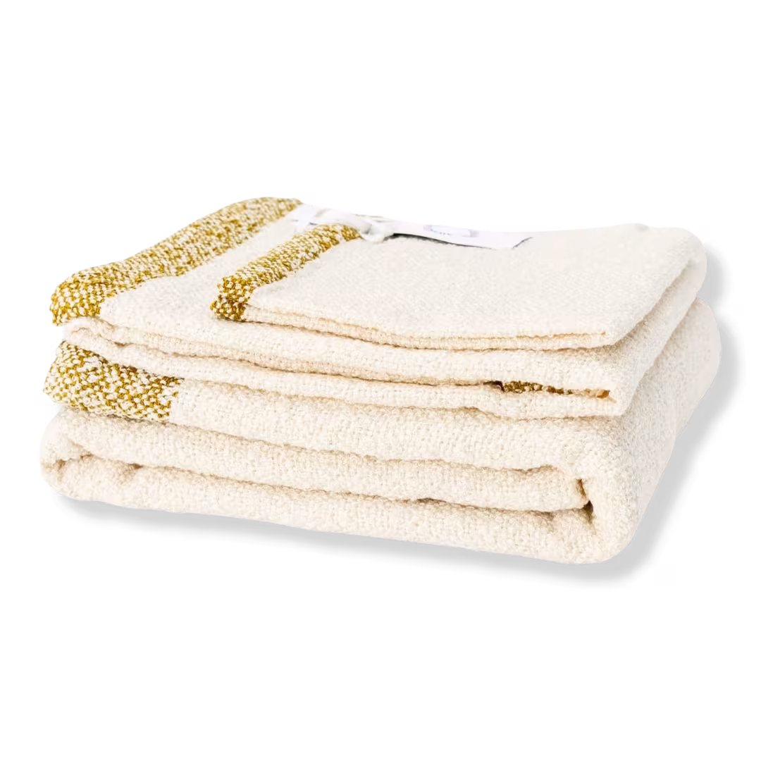 Ettitude  Luxe Bamboo Boucle Towel Set