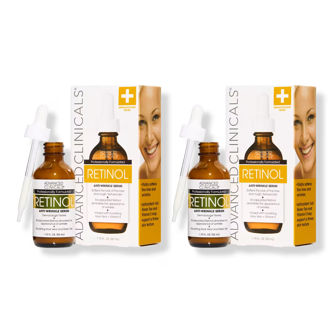 Advanced Clinicals  Anti-Wrinkle Retinol Face Serum