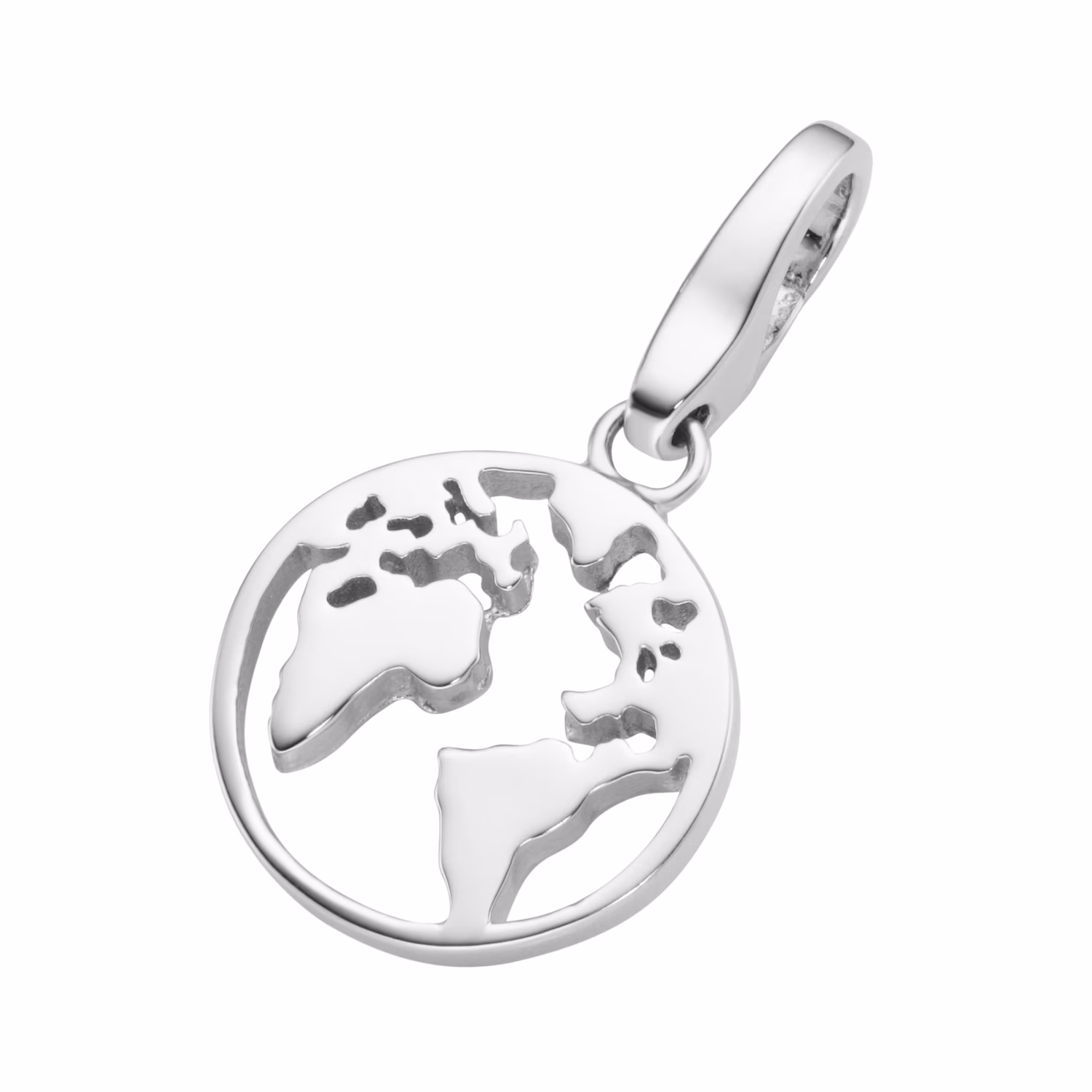 Charm Weltkugel, Travel, Silber 925