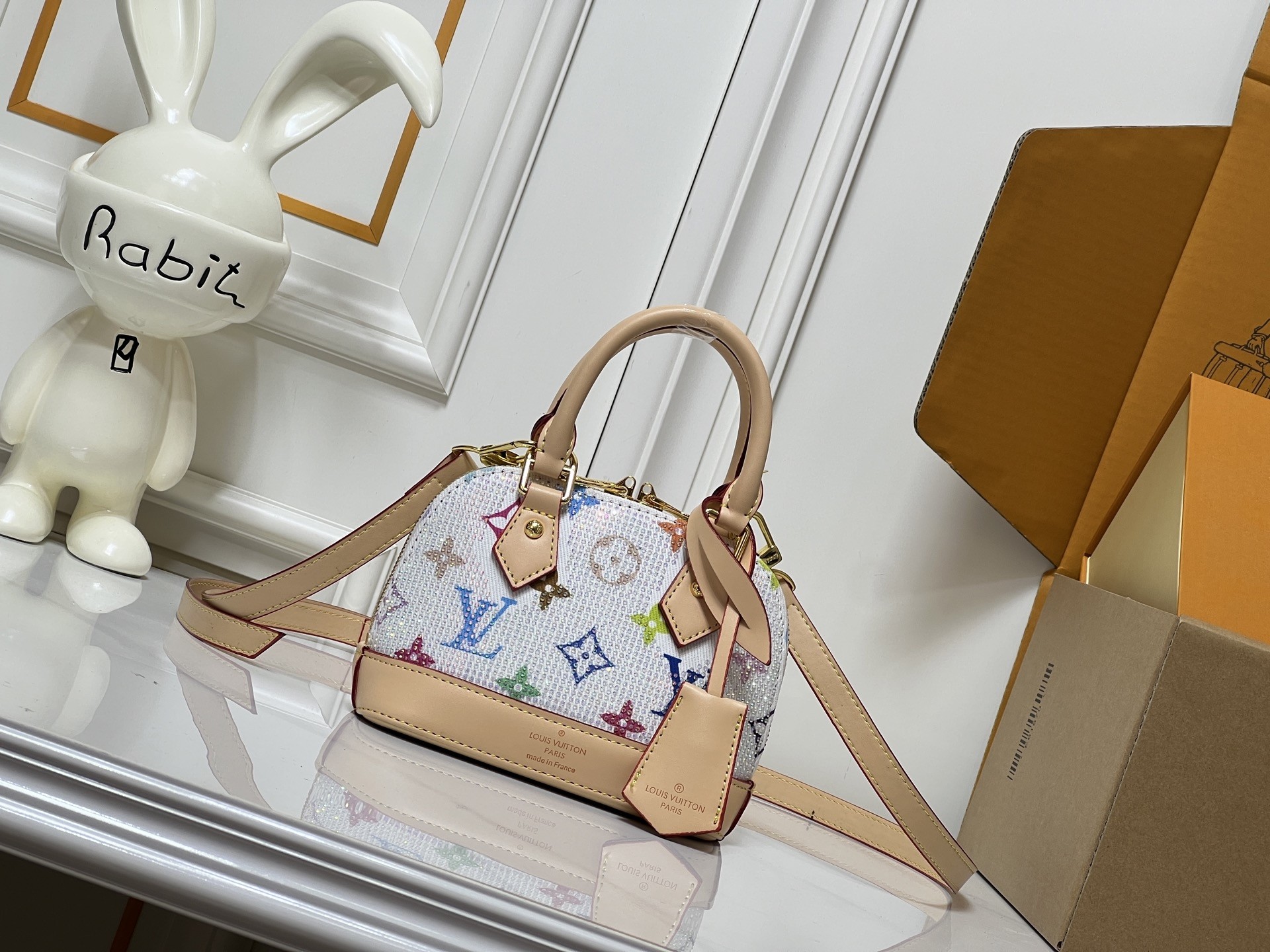 LV x TM Alma Mini Shiny Handbag