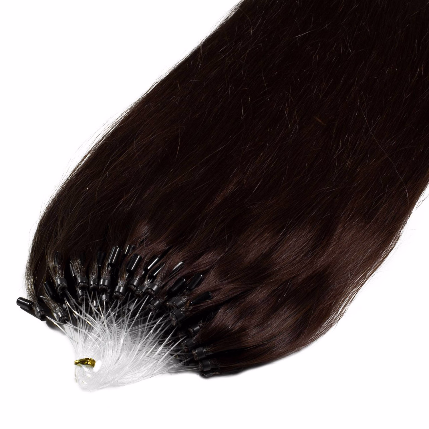 Microring Extensions Premium Echthaar #6/3 Dunkelblond Gold 0,8g