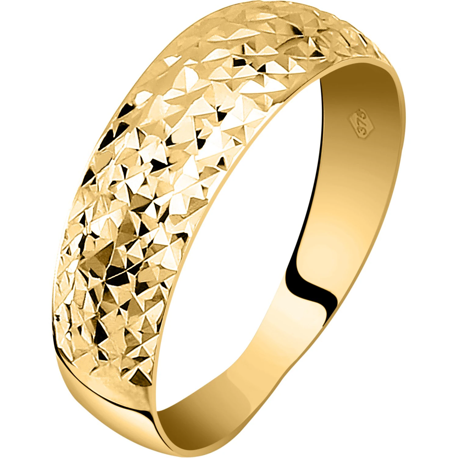 Damenring 375er Gelbgold
