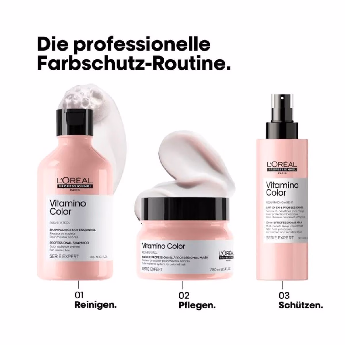 Vitamino Color 3er Set (Shampoo / Maske / 10in1)