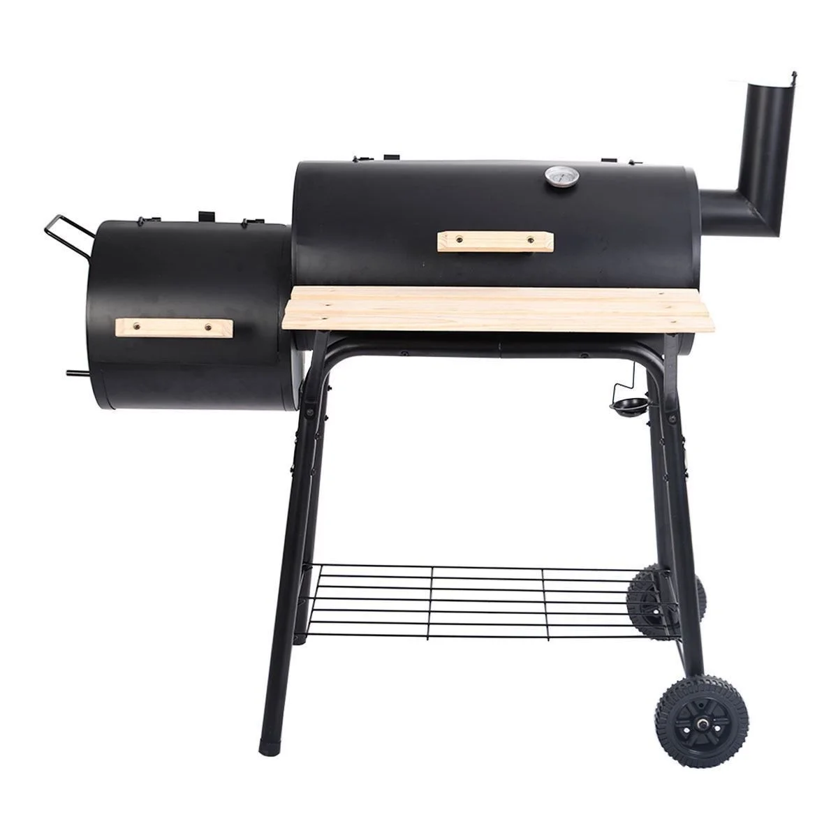 Outdoor BBQ Grill Charcoal Barbecue Pit Cooker Smoker
