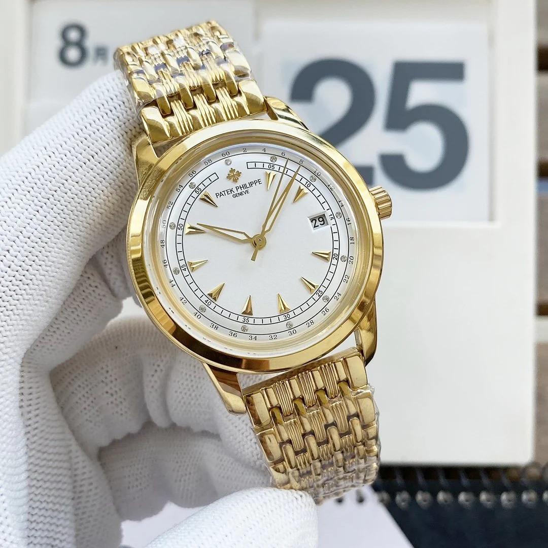 Patek Watch  CALATRAVA GOLD CASE 40MM