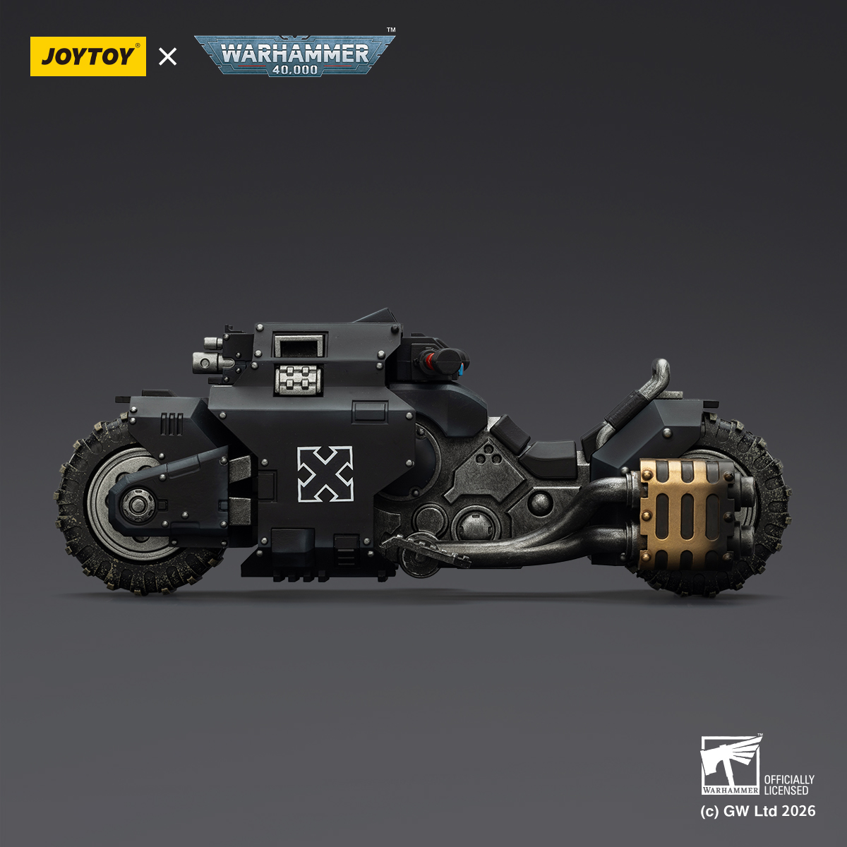 JOYTOY  Warhammer 40k 1: 18 Raider-pattern Combat Bike - JOYTOY WORLD
