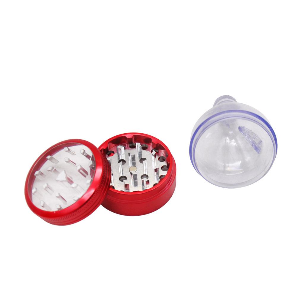 Funnel Aluminum Alloy Herb Grinder 2 Layer