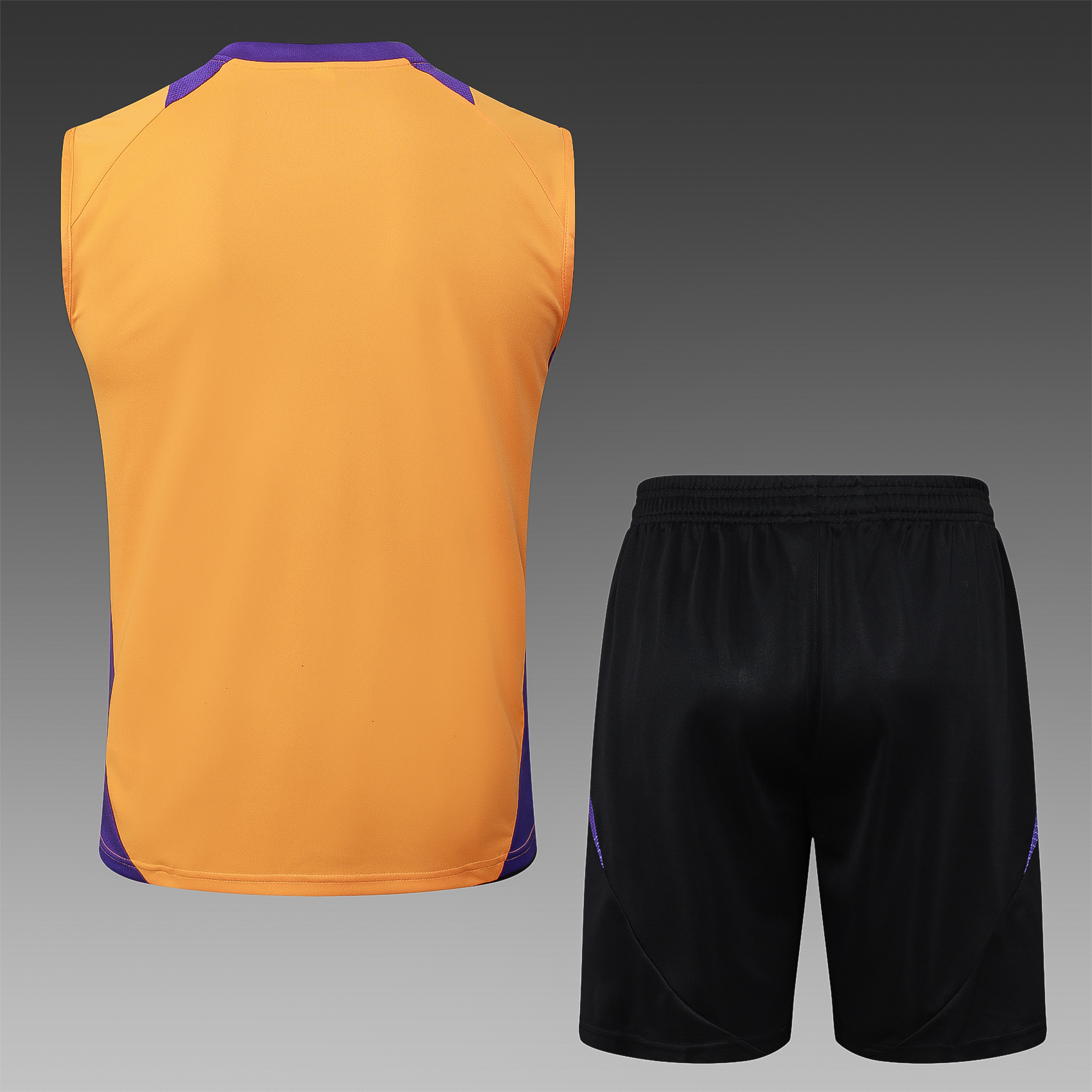 2024/2025 Real Madrid orange adult vest training suit (Adult Kit)