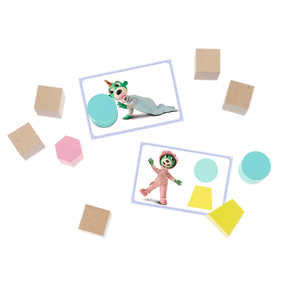 O!Klocki Pasowanki Baby - Bobaski I Miś