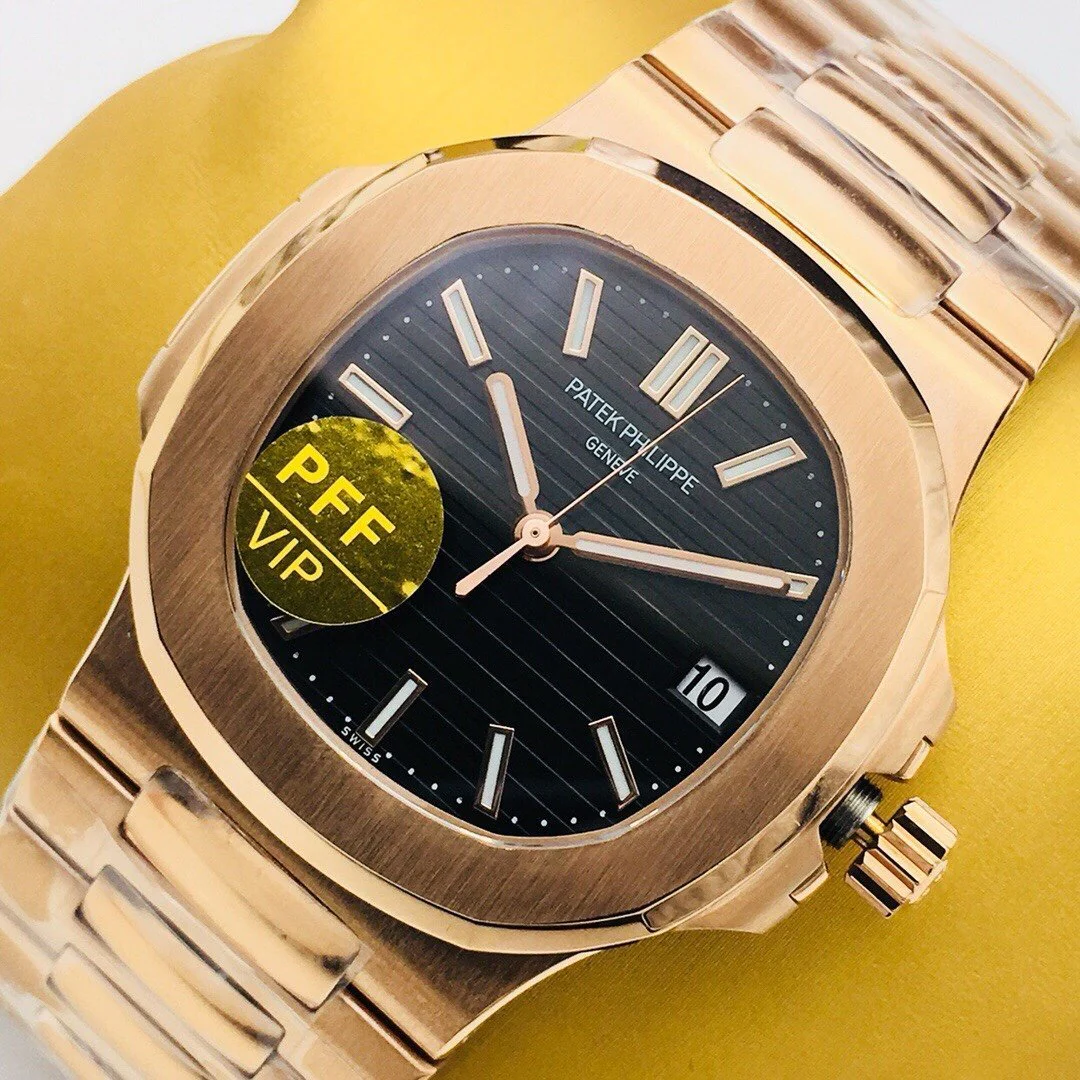 PATEK Watch NAUTILUS 5711 ROSE GOLD BLACK DIAL