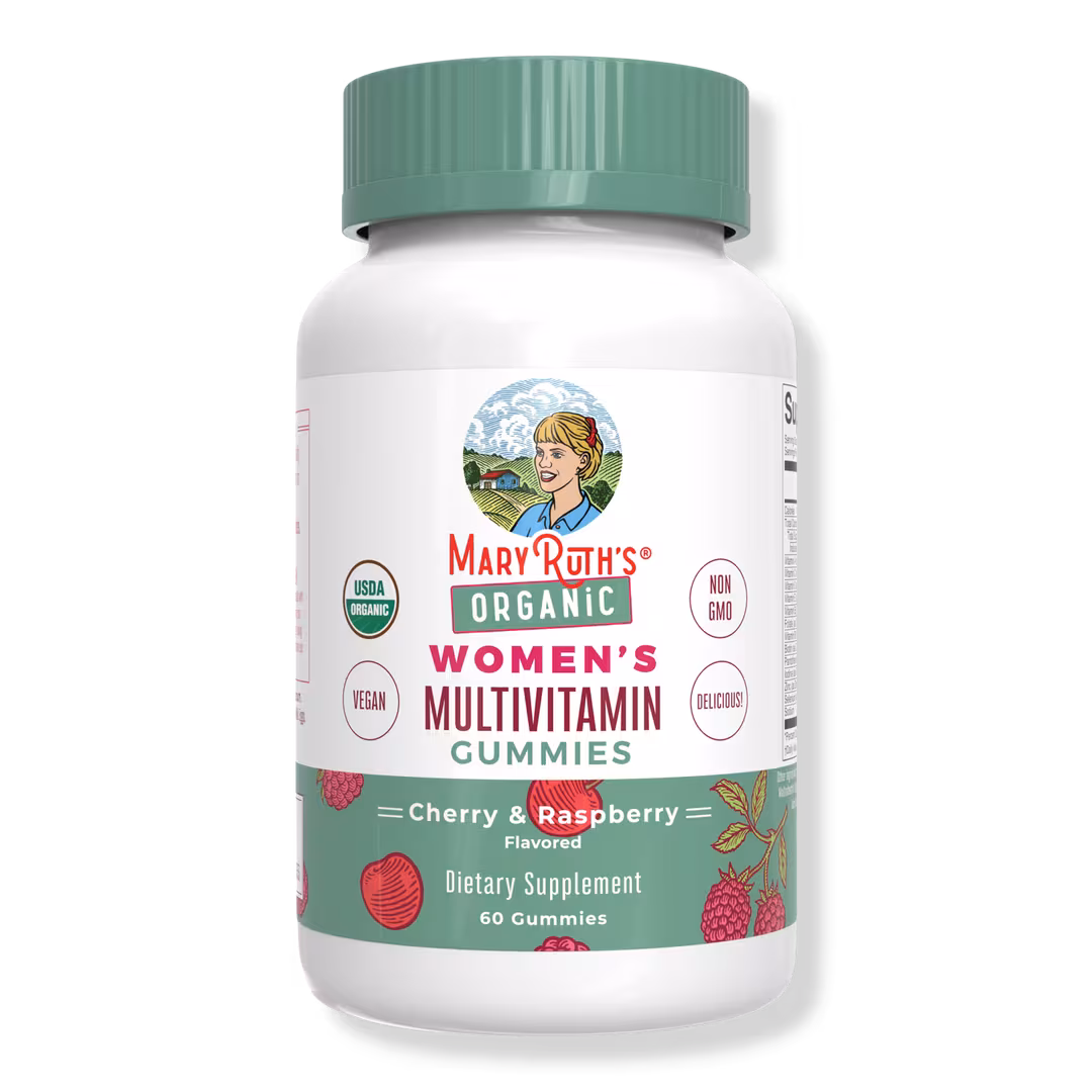MaryRuth's  Organic Women's Multivitamin Gummies Cherry Raspberry