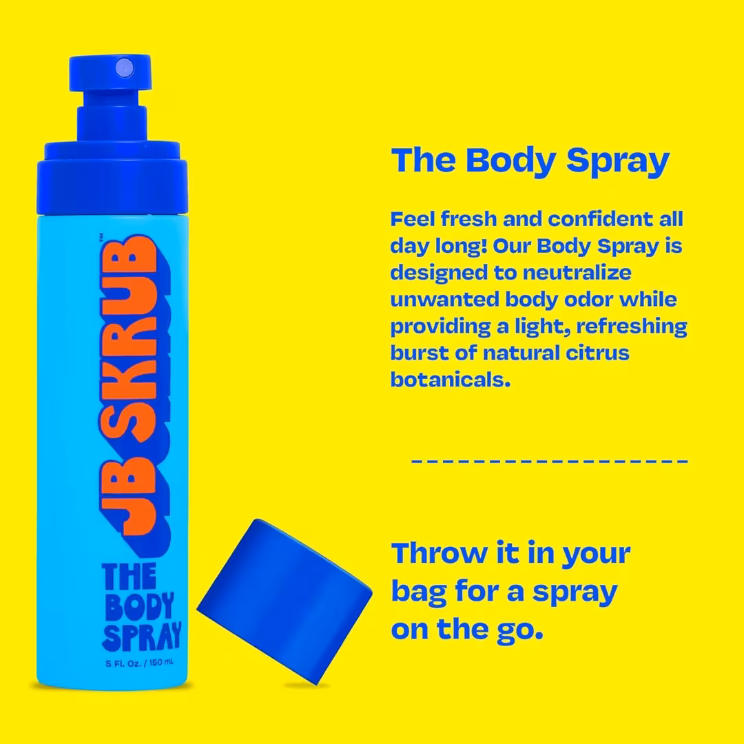 JB Skrub  Body Wash & Body Spray Duo for Tweens and Teens