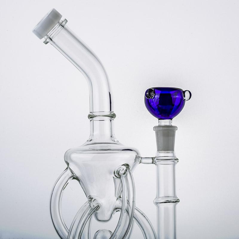 14mm Male Cobalt Round Bong Bowl