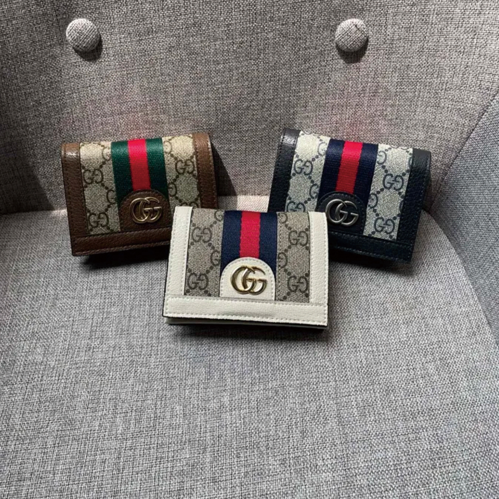Gucci Wallet Ophidia GG Card Case Wallet 523155 XL07 11cm