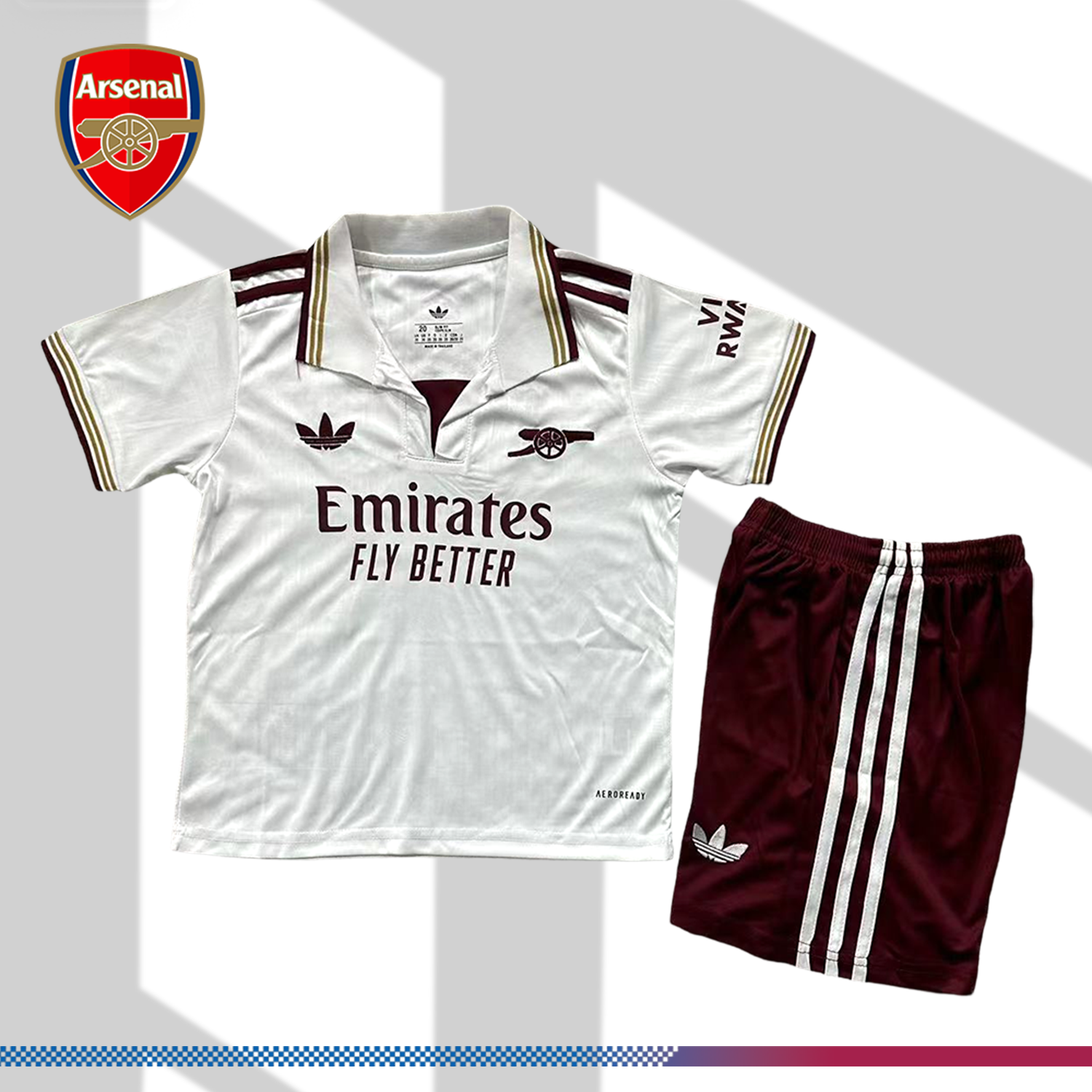 2025/2026 Arsenal FC Third Football Shirt (Kid's Kit socks)