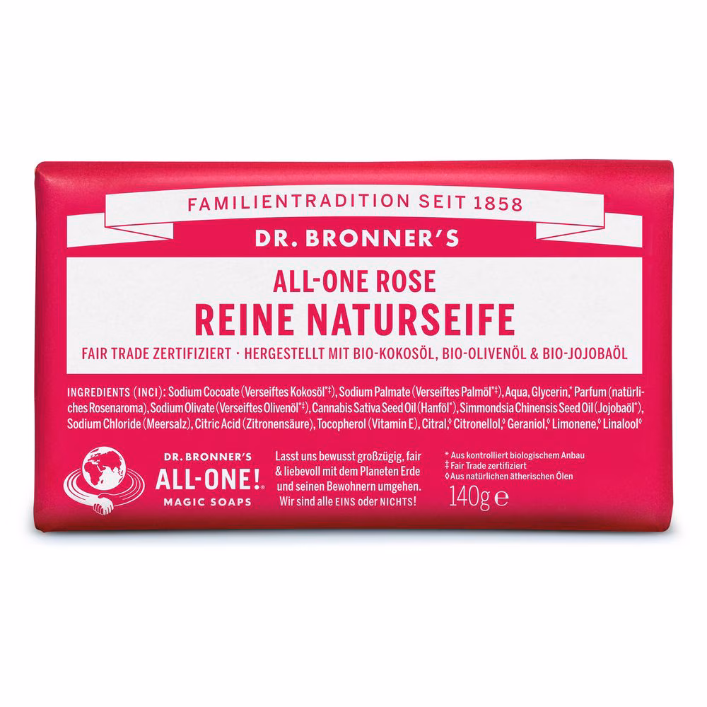 Rose - All-One Reine Naturseife