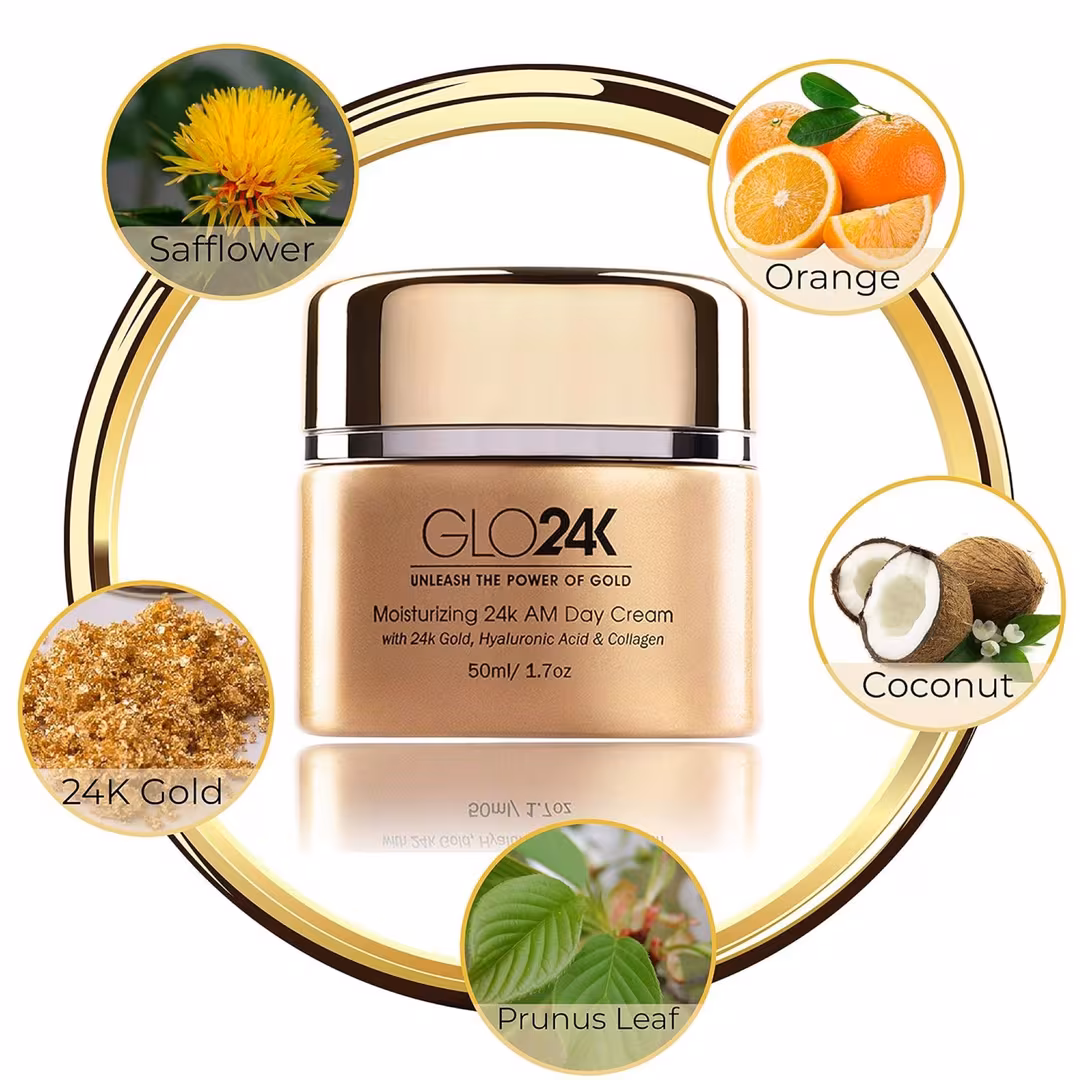 Glo24k  Moisturizing 24K AM Day Cream
