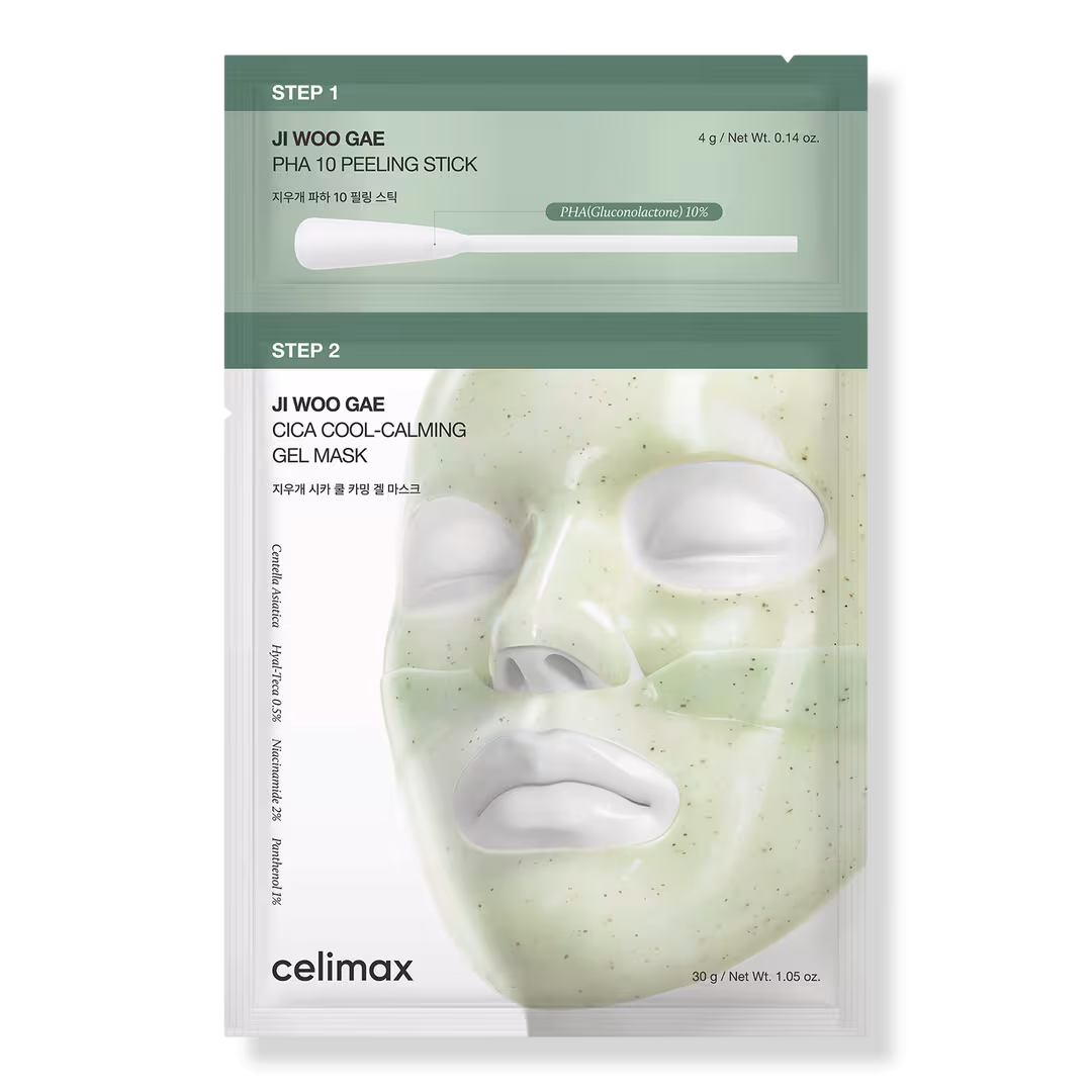 celimax  Ji Woo Gae Cica Pha Peel 2-Step Gel Mask