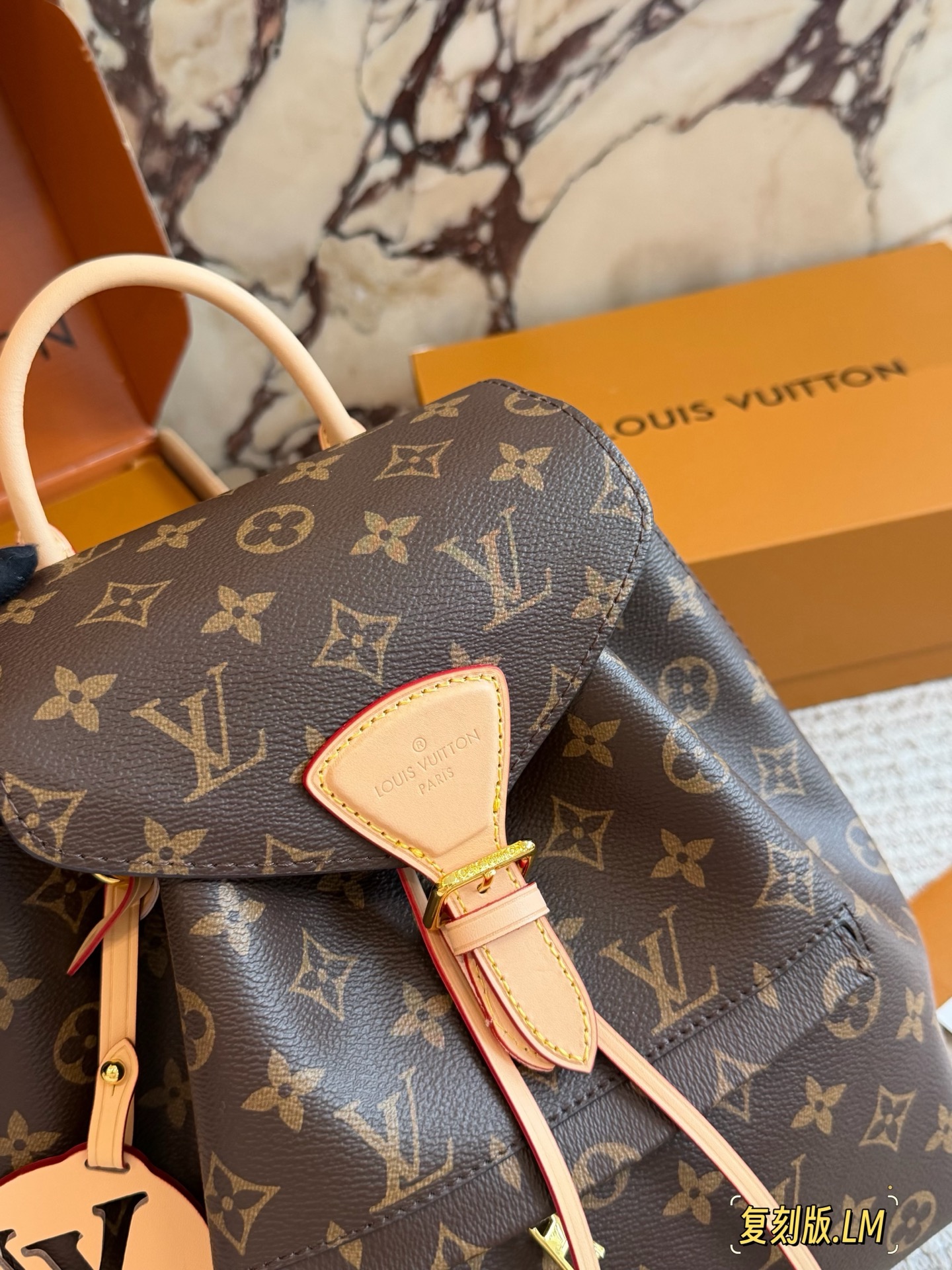 LV Montsouris monogram backpack