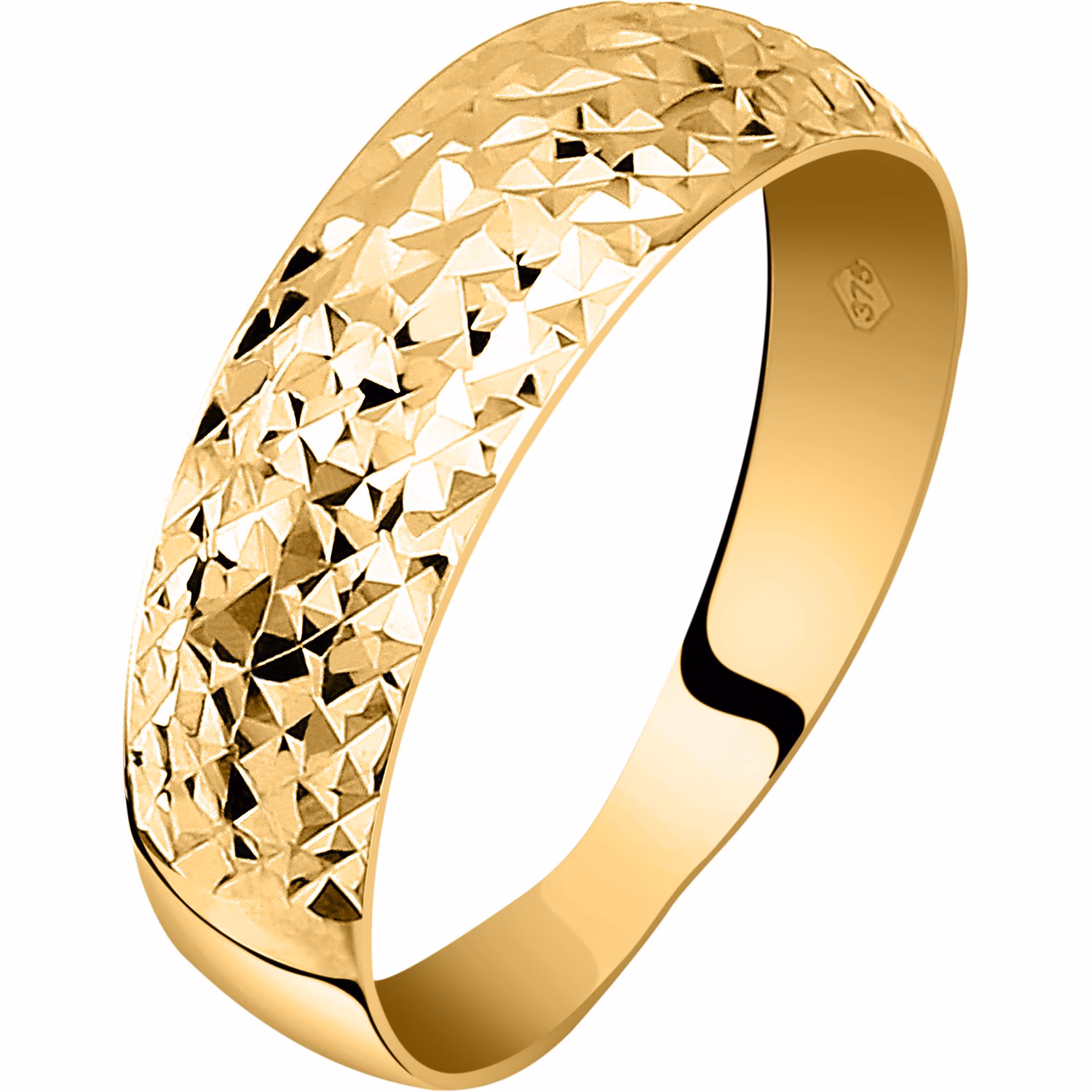Damenring 375er Gelbgold
