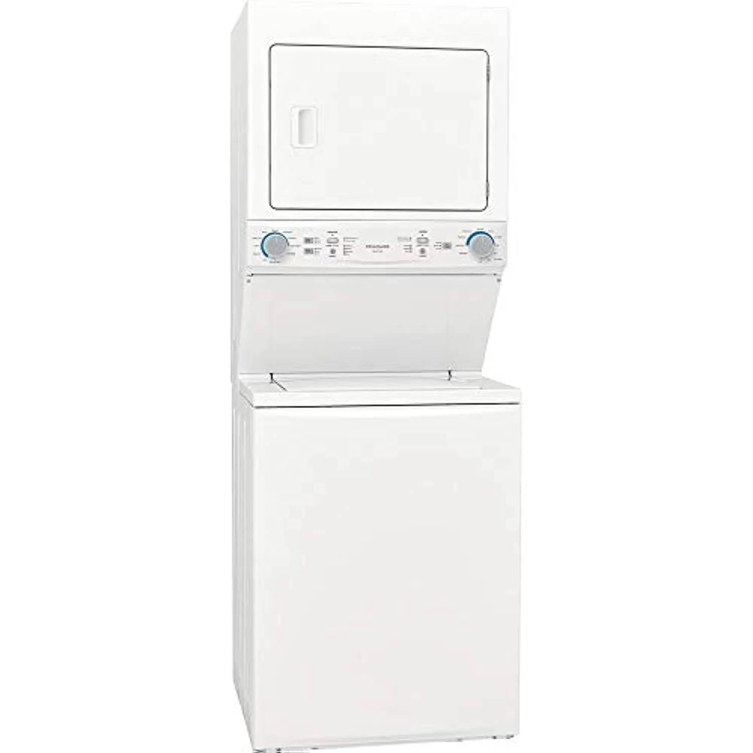 Frigidaire FLCG7522AW 27" Gas Laundry Center with 3.9 cu. ft. Washer Capacity, 5.6 cu. ft. Dry Capacity, 10 Wash Cycles, 10 Dry Cycles, in White