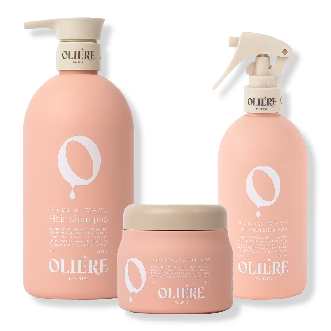 Oliere Paris  Hydra Wave Essential Curl-Care Hair Care Trio