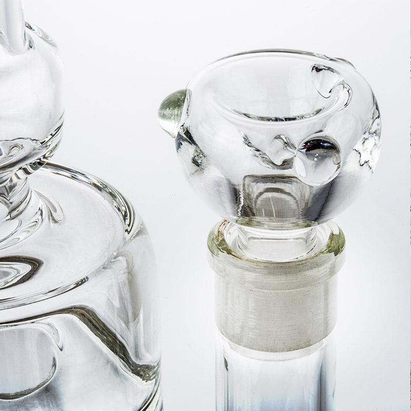 18mm Male Clear Round Bong Bowl