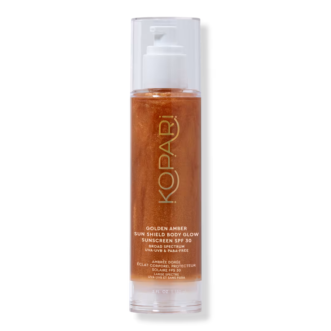 Kopari Beauty  Golden Amber Sun Shield Body Glow Sunscreen SPF 30