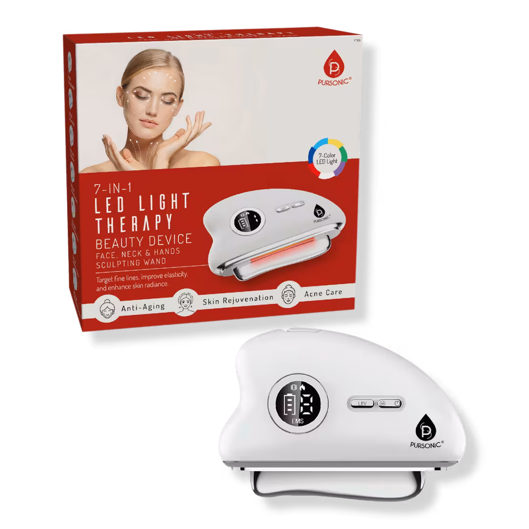 PURSONIC  7-in-1 LED Light Therapy Beauty Wand