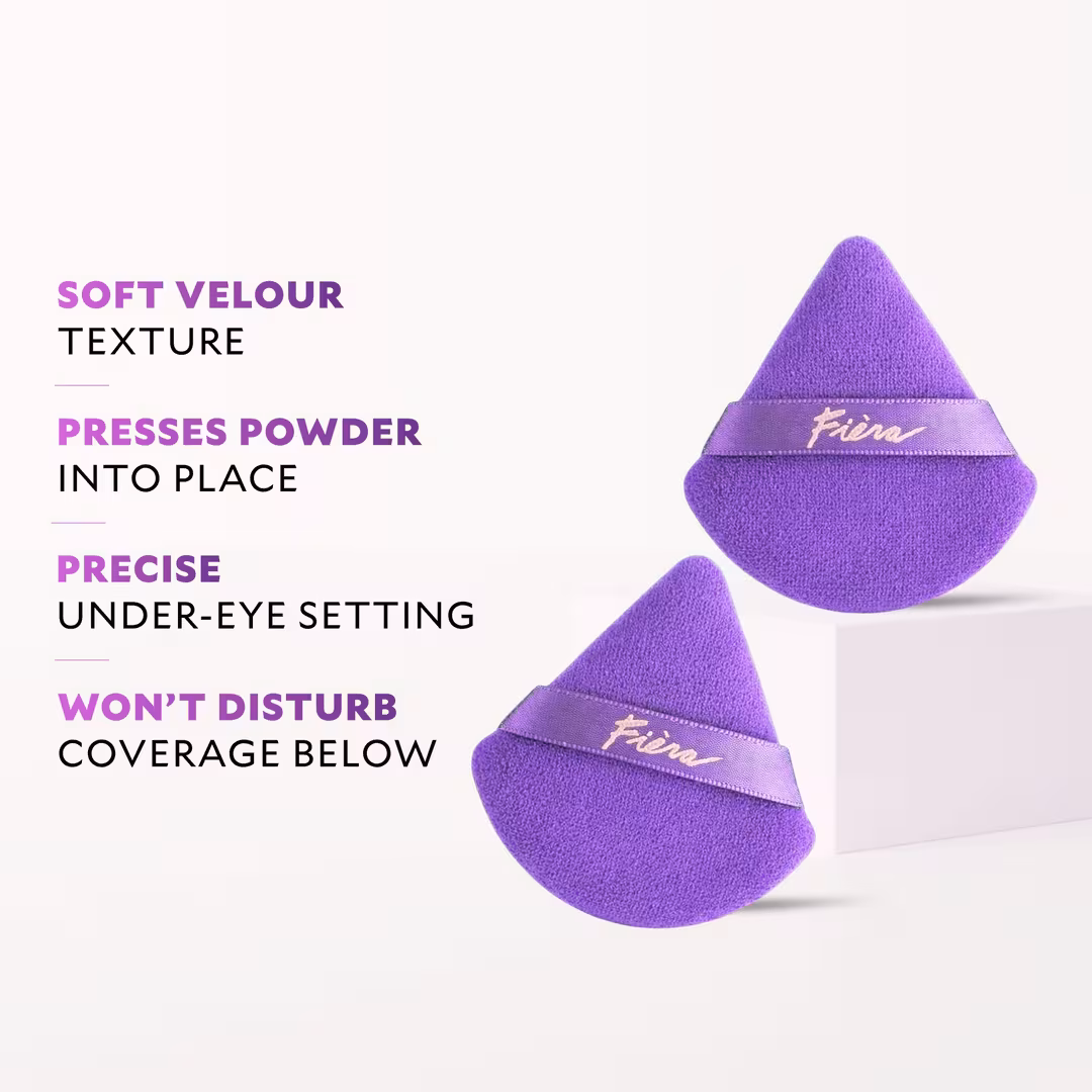 Fièra Cosmetics  Triangular Velour Powder Puff